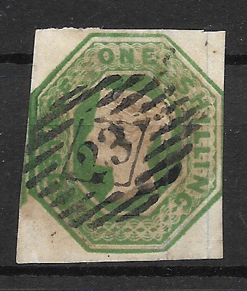 England 1847 - AFA 7 - Stemplet