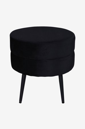Venture Home - Sittpuff Pot - Svart - Fotpallar & puffar - Från Homeroom