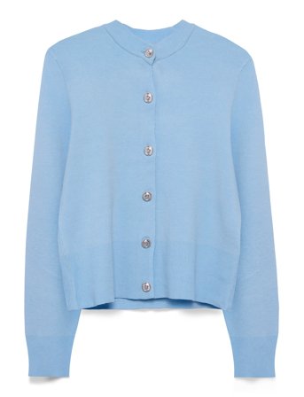 YAS Yaspimi Ls Knit Cardigan S. - D2D - Blue - L