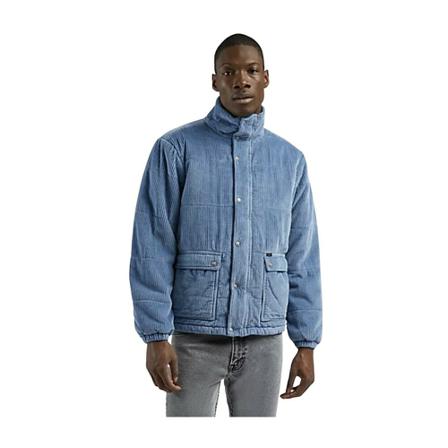 Lee, Lee Clean Worker Puffer Jacket Dreamy Blue Blauw, Heren, Maat:L