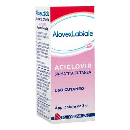 Alovexlabiale Matita Cutanea 3g 5%