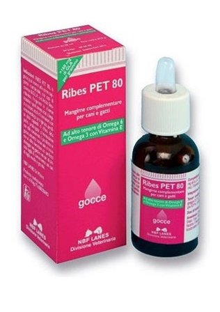 Ribes Pet 80 Gocce Mangime Complementare Per Cani E Gatti 25ml
