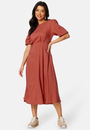 Bubbleroom Care Linnea Dress Coral pink Klær