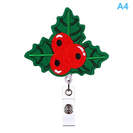 E Shape Handstickad Nurse Christmas Badge Spännehållare