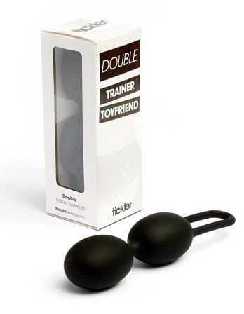 Tickler Trainer knibekugle - dobbelt Sort, Børn & Forældre, Efterfødsel, Bækkenbundskugler