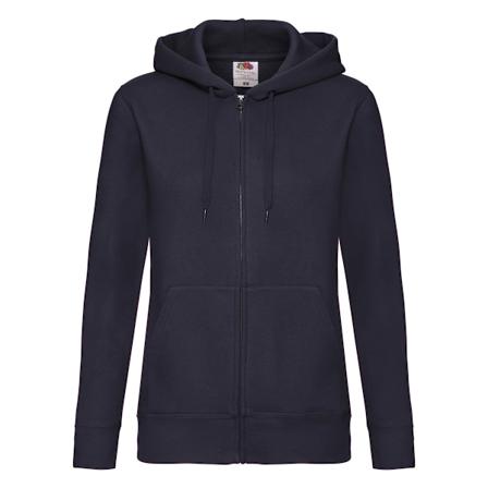 Fruit of the Loom Dam/Damer Lady Fit Hoodie XL Mörk Marinblå Deep Navy XL