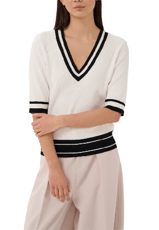 Inwear LeenahIW V-Neck Blouse; Pullover Tröjor Dam Svart L