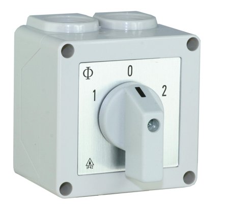 Kraus & Naimer 3134971 Omkobler 1-0-2, 1-polet, 20 A Kapslet, Elfordeling & strømforsyning