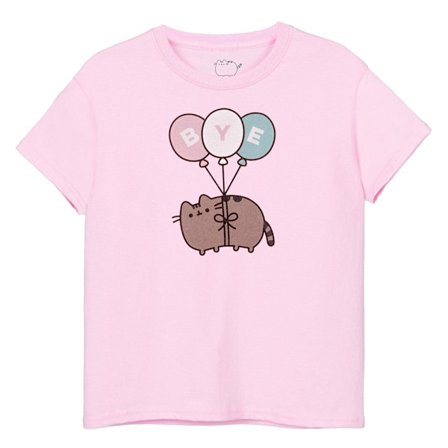 Pusheen Girls Bye Balloons T-shirt med korta ärmar 11-12 år Pi