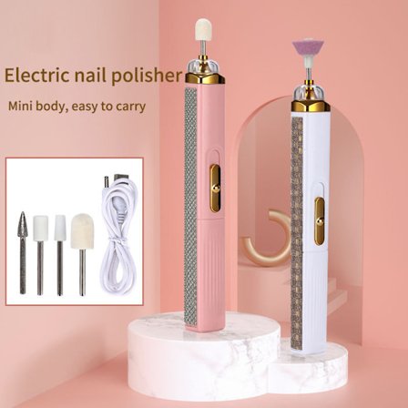 Elektrisk nagelmaskin manikyr maskin pedikyr set