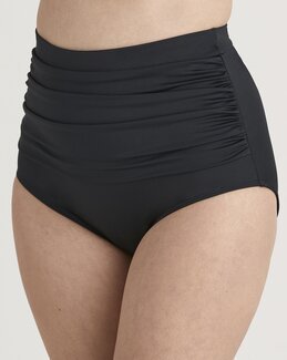 Bikini-trosa med hög midja Maya Svart - 58 - Miss Mary