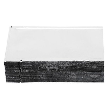 Genlukkelig prøvepose aluminiumsfolie varmeforseglingspose bulk madopbevaring foliepose 8 x 12 cm (FMY)