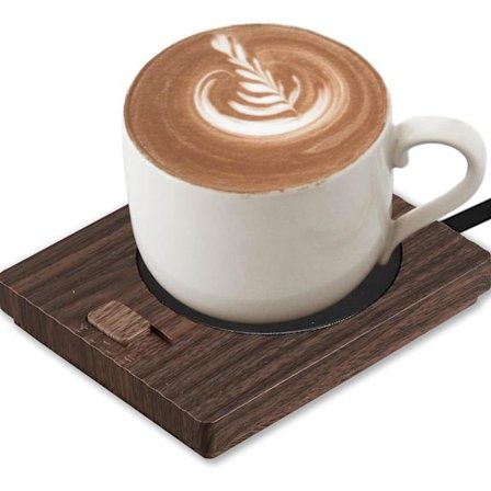 Kaffe Kop Varmer, Skrivebords Kaffe Varmer med Lys, Drikke Varmer Plade Elektrisk Smart Kop Varmer Pad, US 110V