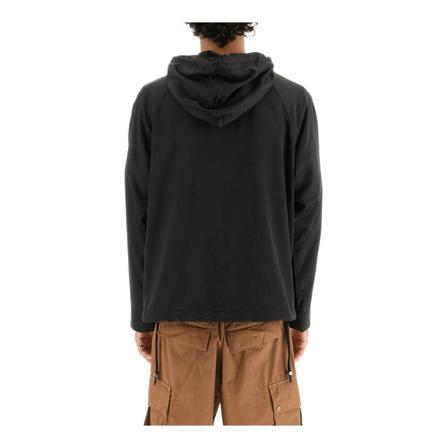 Kenzo, logo anorak Sweatshirt Zwart, Heren, Maat:M