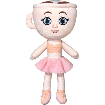 Italialainen Brainrot Pehmolelu 25 cm Ballerina Cappuccino Pehmoinen Täytetty Meme-nukke Keräilijöille, Esteettinen Sisustus ja Hauska Lahjaidea