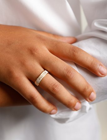 Design Letters Vip Word Candy Ring - Beige - ONE SIZE