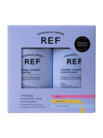 REF Stockholm Sweden Care Products Set cont.: Intense Hydrate Shampoo 100 ml (GH 1514089) + Intense Hydrate Conditioner 100 ml (GH 1514125) 1.0items