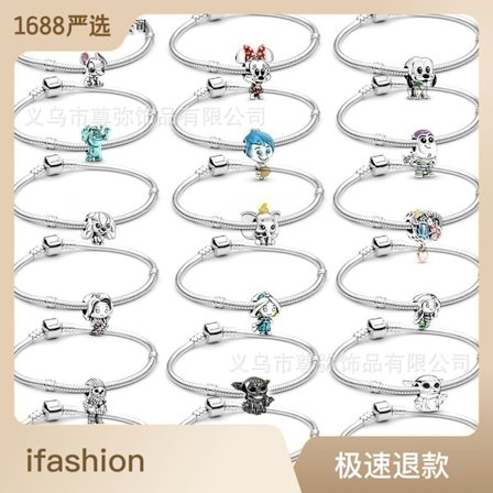 Pandora silverpläterade armband pumpa Halloween smycken