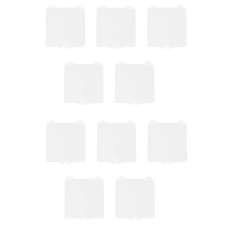 10 st Förvaringslådor för Falska Naglar Transparent Förvaringsbehållare för Falska Naglar