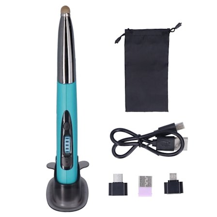 Mus Pen Trådløs 2.4GHz Kreativitet Ekstremt Handover Computer Stylus til PC Bærbar Blå