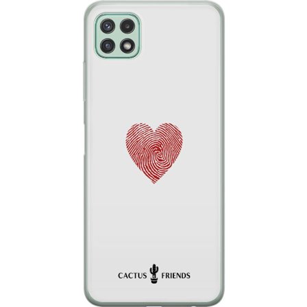 Yhteensopiva Puhelinkuori Samsung Samsung Galaxy A22 5G Cactus and Friends - Fingerprint Love