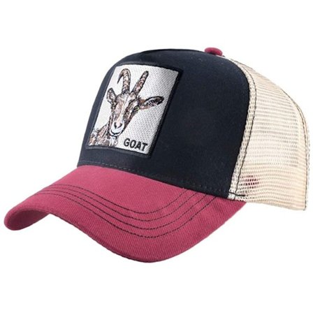 Unisex Animal Mesh Trucker Hat Snapback Brodert Patch Baseball Caps, SY-RD2