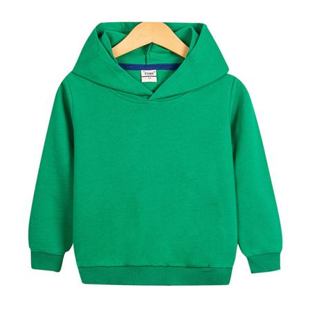 Pojkar Varma Höst Toppar Långärmad Enfärgad Ribbad Fåll Hoodies