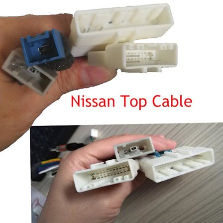 Auton stereovastaanottimen johtosarja virransyöttöadapteri Canbus-dekooderilla Qashqai X-Trail -auton radiolle multimediasoittimelle Androidille {Db}