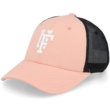 Upfront - Spinback Light Pink/White Trucker Trucker Pink Cap - @ Hatstore