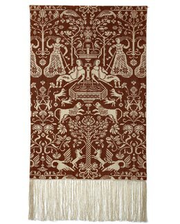 Wandbehang die Schöpfung 2 Rot