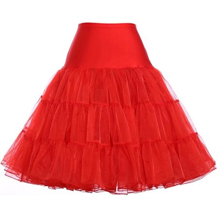 50-tals underkjol Rockabilly Dress Crinoline Tutu för kvinnor V