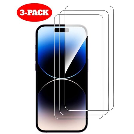 3-PACK - iPhone 15 Skärmskydd i Härdat glas