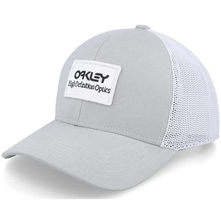 Oakley - Grau trucker Cap - B1b High Definition Optics Patch Stone Gray/White Trucker @ Hatstore