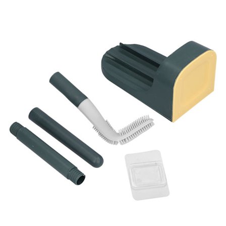 Irrotettava WC-harja, vedenpitävä, liukumaton, mukava, ainutlaatuinen harjapää, golf-WC-harja, keskiyönvihreä