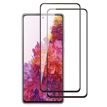 2-pack Galaxy S20 FE karkaistu lasi HD näytönsuoja hiilikuitu