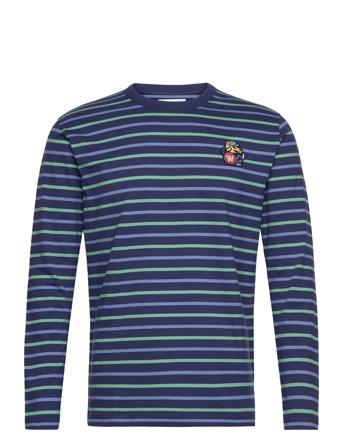 Mel Doggy Patch Long Sleeve Double A By Wood Wood Blue