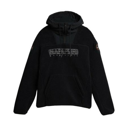 Napapijri Hoodies Sort, Herre, Størrelse: M