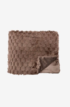 Redlunds - Grace pledd 130x170 - Brun - Tepper & pledd - 130X170 - Fra Homeroom