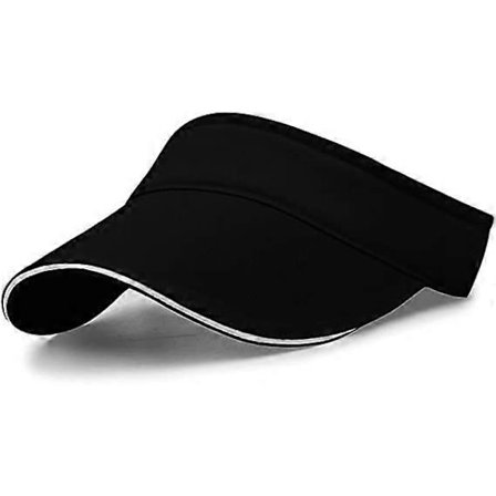 Solskärm Keps Anti UV Dam Solskärm Keps Herr Solskydd Anti-Sol Strand Solskärm Svart