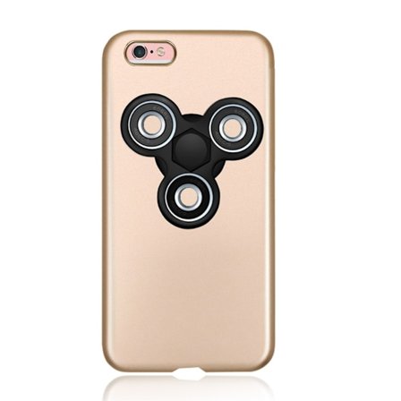 EDC Tri Fidget Spinner Skal till iPhone 6 (S) - Gold
