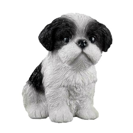 Yndig Hundestatue Hvalp Resin Håndværk Stue Kunstværk - Perfekt