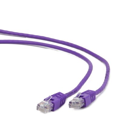 GEMBIRD patchcord RJ45, cat.5e, UTP, 0.25m, purple