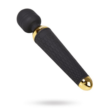 Vuxen: Black & Gold Massager Wand - 20 Vibrations - Vuxen.dk: For hende