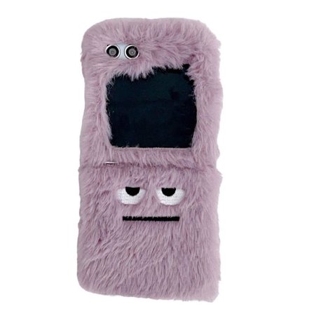 Samsung Galaxy Z Flip 6 - Mjukt Skyddande Fluffigt Skal