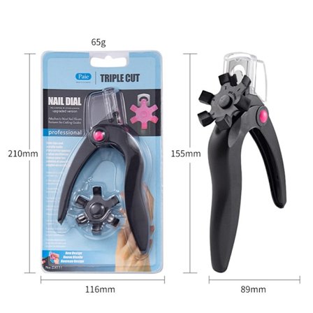 Nail Art French Nail Edge Clipper ter Acrylic Gel False Tips Ma