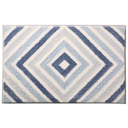 Echo-Blue Enkel Badrumsmatta med Halkskydd 40*60cm