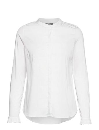 Mattie Shirt Bluse Langermet Hvit MOS MOSH