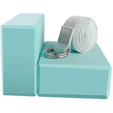 Yoga Block Set Högdensitet Mjuk Bricka 2-pack Yogablock 1 Yogarem