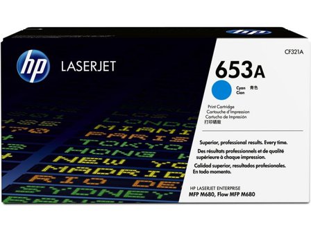 HP Toner CF321A 653A 16,5K Cyan - Lyreco - Toner och bläck > Tonerkassetter > Toner HP