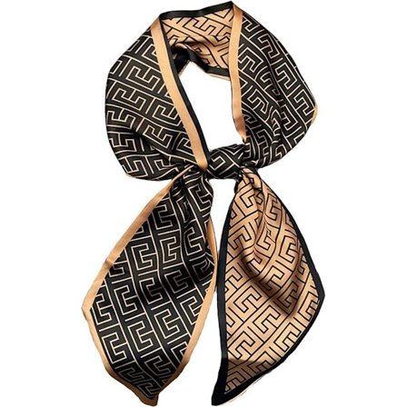 59" Mulberry Silk-lignende Hodeskjerf Dame Mote Firkantet Hals Sateng Skjerf for Veske Hår Skjerf Gave 59 * 5,9 tommer